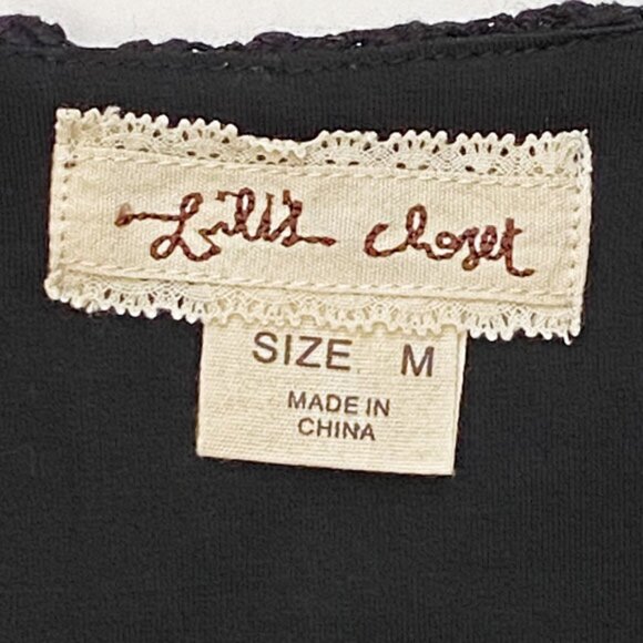 NWOT Anthropologie Black Lace Zippered Peplum Jacket Size M - Picture 9 of 12